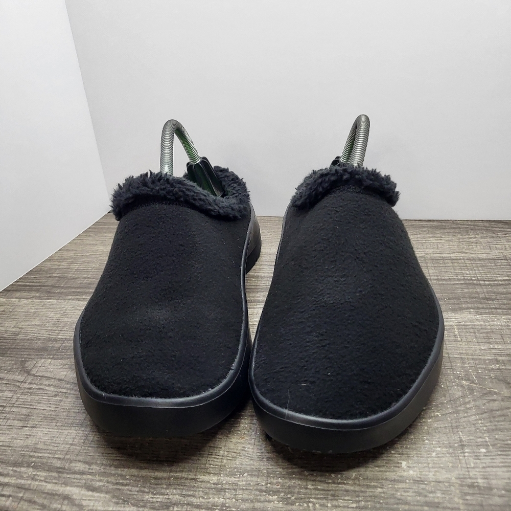 Oofos OOcoozie Mule Mens Size 10 Black Casual Walking Slip On Recovery Slipper - Picture 4 of 10
